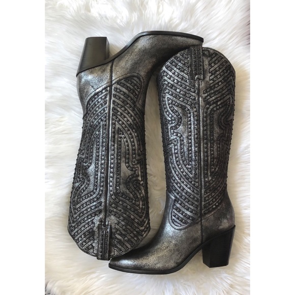 Frye Faye Stud Pull-On Boots - Picture 2 of 8